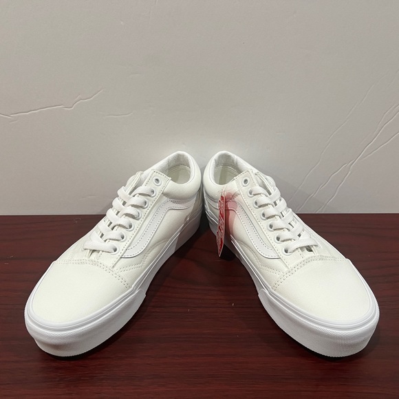 Vans, Old Skool Platform, VN0A3B3UWOO, True White - Picture 10 of 12